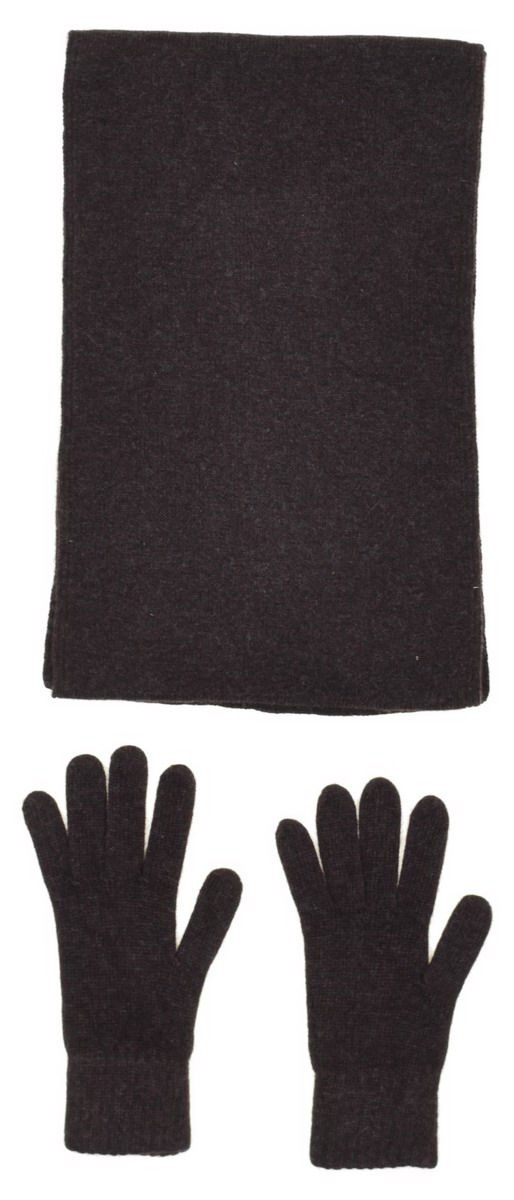 Комплект шарф и перчатки Laura Milano ангора;нейлон;шерсть